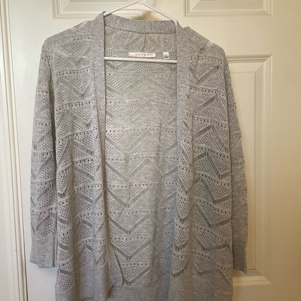 Grey Cyrus Cardigan, size L